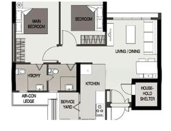Blk 429B Bedok North Woods (Bedok), HDB 3 Rooms #565929591